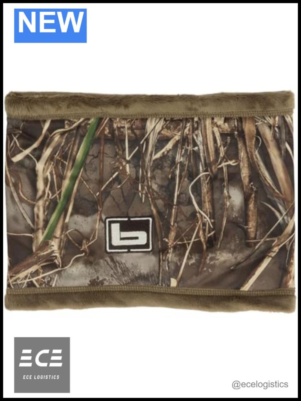 Fleece Lined Wind Resistant Neck Gaiter Camo Outdoor Hunting Face Mask
